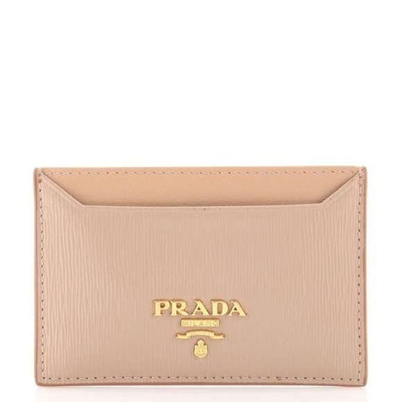 PRADA NEUTRAL CARD HOLDER VITELLO MOVE WALLET - Picture 1 of 9